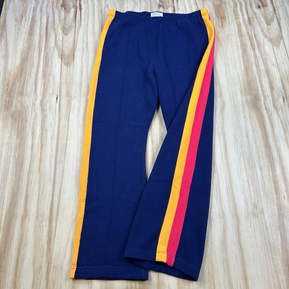 True Vintage 1970s Dino Disardi Women's Medium Rainbow Stripe Pull On Pants